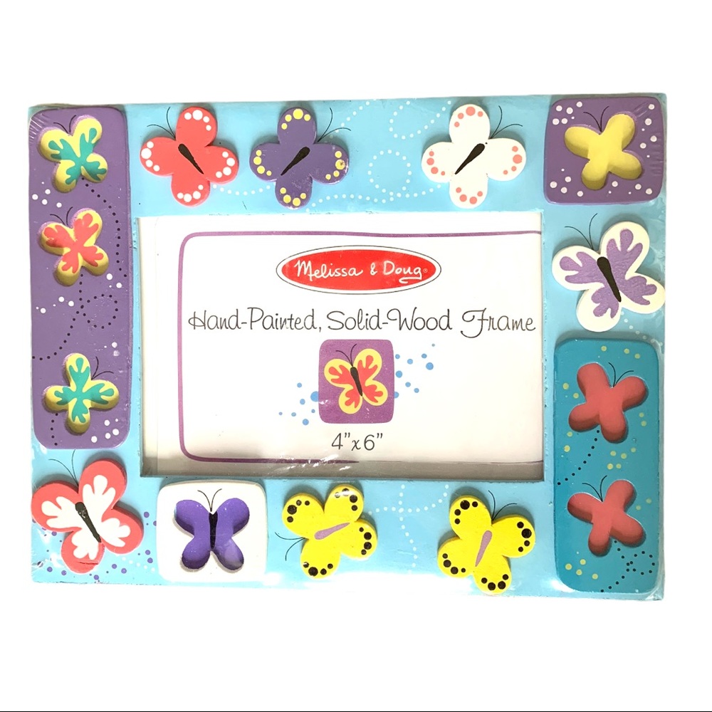 Melissa and Doug Wood Picture Frame NWT